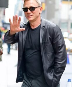 Daniel Craig Leather Blazer