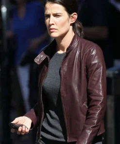 DANIKA YAROSH JACK REACHER NEVER GO BACK LEATHER JACKET