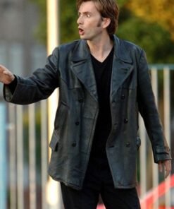 David Tennant Doctor Who Leather Trench Coat