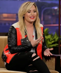 DEMI LOVATO LEATHER JACKET