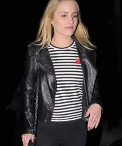 DIANNA AGRON LEATHER JACKET