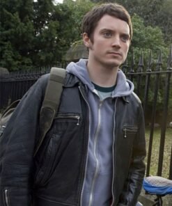 ELIJAH WOOD THE OXFORD MURDERS LEATHER JACKET
