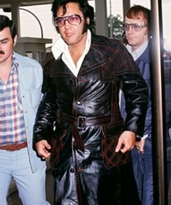 Elvis Presley Leather Long Coat