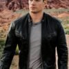 HENRY CAVILL LEATHER JACKET BLACK