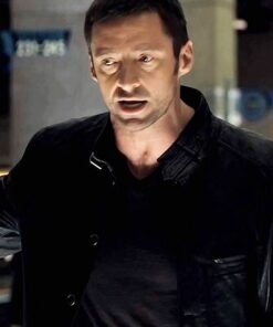 HUGH JACKMAN REAL STEEL LEATHER JACKET