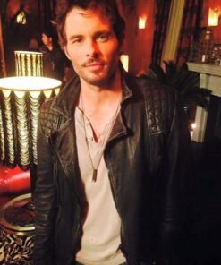 JAMES MARSDEN THE D TRAIN LEATHER JACKET