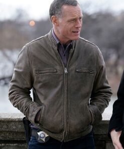 JASON BEGHE CHICAGO P.D. LEATHER JACKET