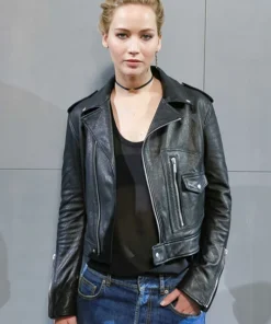 JENNIFER LAWRENCE LEATHER JACKET