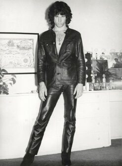 Jim Morrison Leather Jacket Black