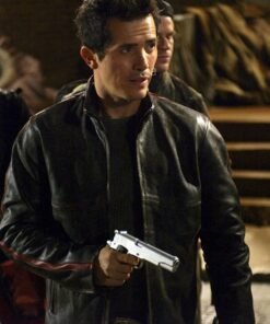 JOHN LEGUIZAMO LAND OF THE DEAD LEATHER JACKET