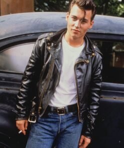 JOHNNY DEPP CRY BABY LEATHER JACKET