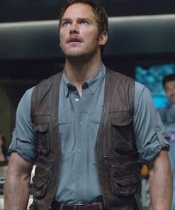 Chris Pratt Jurassic World Leather Vest