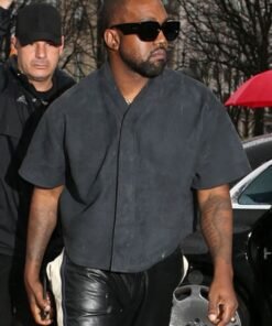 KANYE WEST LEATHER SHIRT