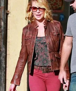 KATHERINE HEIGL LEATHER JACKET