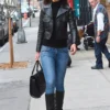 KATIE HOLMES LEATHER JACKET