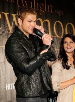 Kellan Lutz Leather Jacket