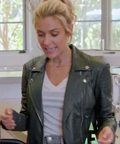 KRISTIN CAVALLRY VERY CAVALLARI LEATHER JACKET