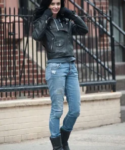 KRYSTEN RITTER JESSICA JONES LEATHER JACKET