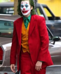 JOKER 2019 JOAQUIN PHOENIX MOVIE LEATHER SUIT REPLICA