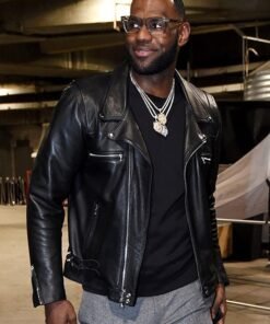 LEBRON JAMES LEATHER JACKET