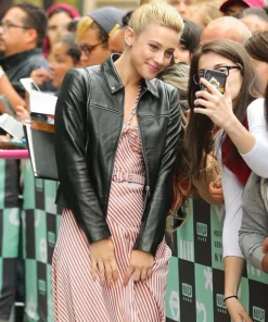 LILI REINHART LEATHER JACKET