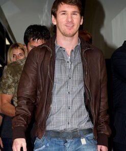 Lionel Messi Leather Jacket