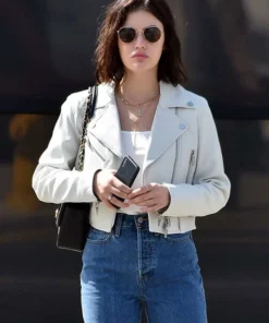 LUCY HALE LEATHER JACKET