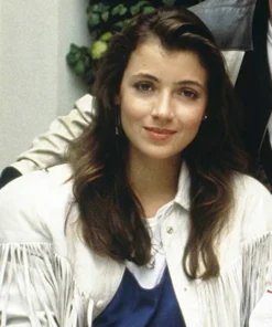 MIA SARAPOCHIELLO FERRIS BUELLER'S DAY OFF LEATHER JACKET