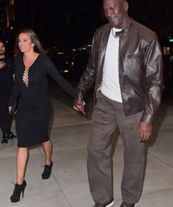 MICHAEL JORDAN LEATHER JACKET