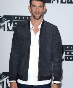MICHAEL PHELPS MTV VIDEO MUSIC AWARDS LEATHER JACKET