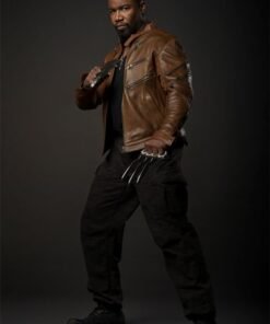 MICHAEL JAI WHITE ARROW LEATHER JACKET