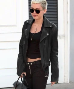 MILEY CYRUS LEATHER JACKET