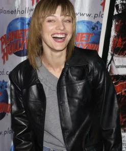 MILLA JOVOVICH LEATHER JACKET