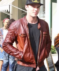 NICHOLAS HOULT MAD MAX FURY ROAD LEATHER JACKET