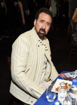 NICOLAS CAGE LEATHER JACKET