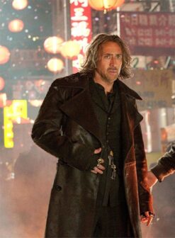 Nicolas Cage the Sorcerers Apprentice Leather Long Coat
