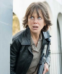 NICOLE KIDMAN DESTROYER LEATHER JACKET