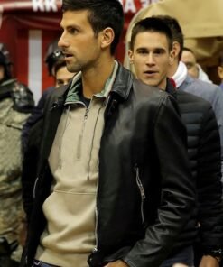 NOVAK DJOKOVIC LEATHER JACKET