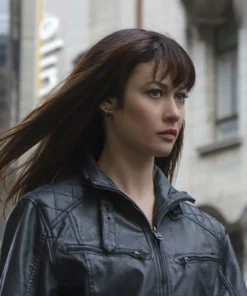 OLGA KURYLENKO MOMENTUM LEATHER JACKET