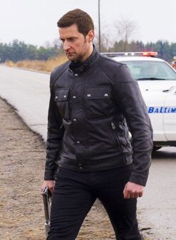 RICHARD ARMITAGE HANNIBAL SEASON THREE LEATHER JACKET