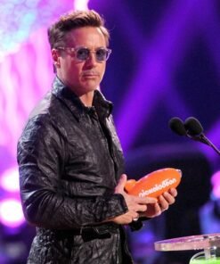 ROBERT DOWNEY JR NICKELODEON AWARDS LEATHER JACKET