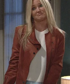 SHARON CASE THE YOUNG AND THE RESTLESS LEATHER JACKET