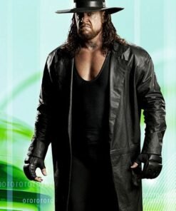 The Undertaker Leather Long Coat