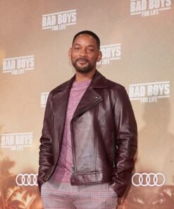 WILL SMITH BAD BOYS FOR LIFE PREMIERE LEATHER JACKET