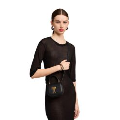 AMI NANO PARIS PARIS BAG IN BLACK