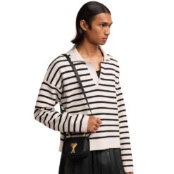 AMI NANO PARIS PARIS BAG IN BLACK