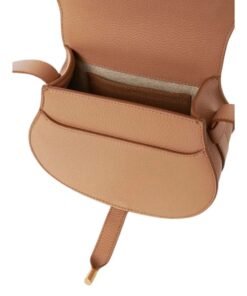 CHLOE MARCIE SMALL SADDLE BAG LIGHT TAN