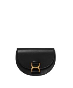 CHLOE MARCIE MINI FLAP BAG BLACK