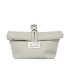 MAISON MARGIELA PAPER LEATHER CLUTCH BAG