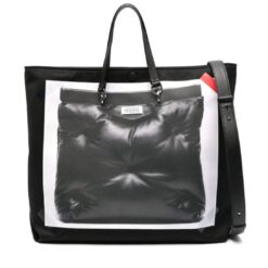 MAISON MARGIELA GLAM SLAM TROMPE L'OEIL-PRINT TOTE BAG
